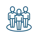 Team icon signifying Team Approach at Optima Office